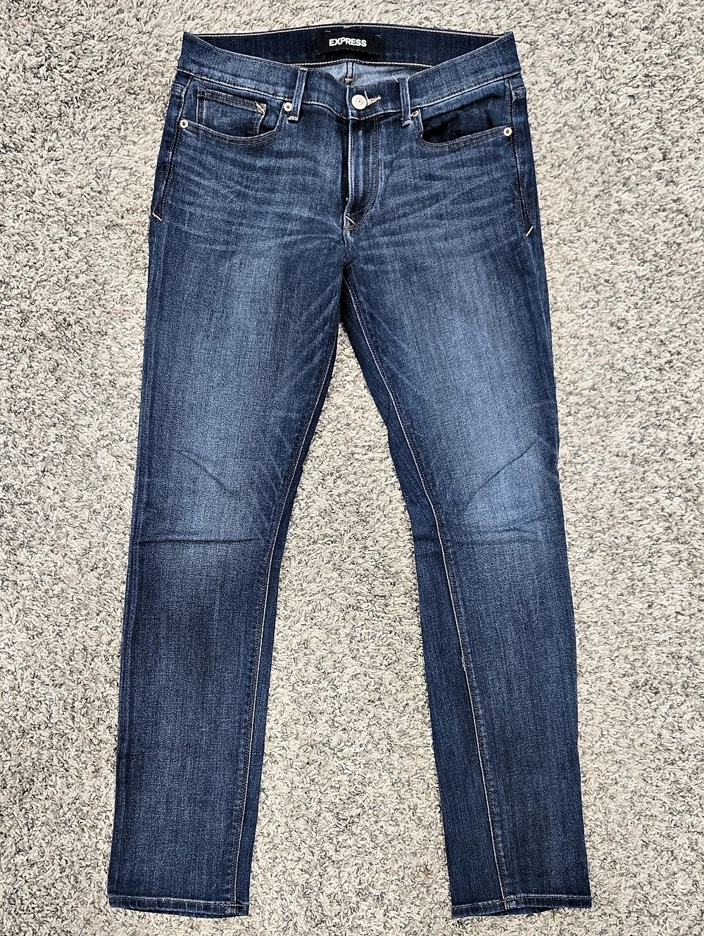 Express Skinny Mid Rise Stretch Jeans Size 6R Like New